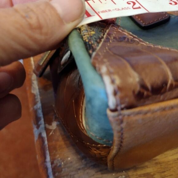 Fossil patchwork leather bag - Picture 7 of 12